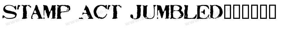 Stamp Act Jumbled字体转换